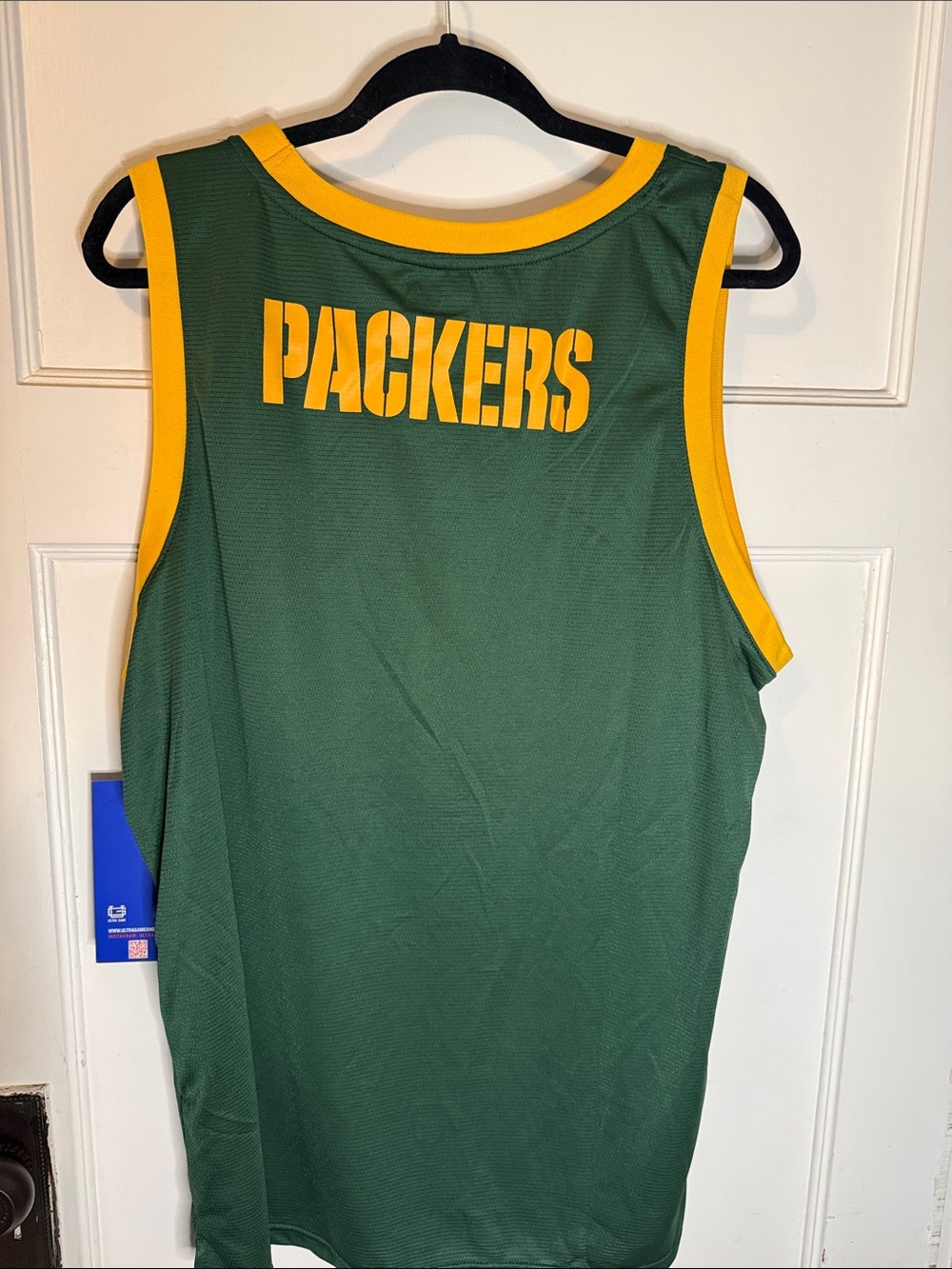 NFL Green & Gold Green Bay Packers Mesh Sleeveless Jersey - Picture 5 of 5